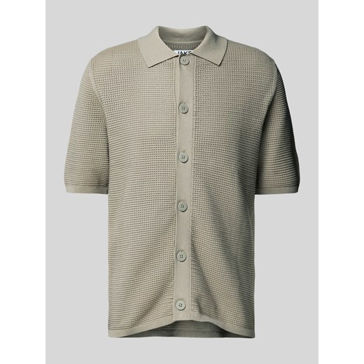 Kurtka z dzianiny z listwą guzikową ze sklepu Peek&Cloppenburg  w kategorii T-shirty męskie - zdjęcie 174638446