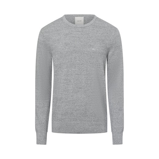Calvin Klein Męski sweter Mężczyźni jodłowy jednolity ze sklepu vangraaf w kategorii Swetry męskie - zdjęcie 174639865