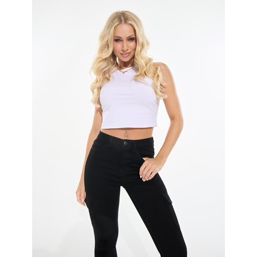 Sinsay - Jeansy skinny - czarny Sinsay 42 Sinsay