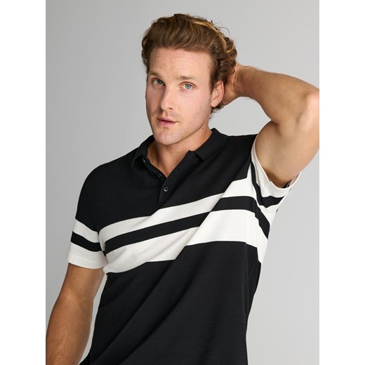 Sinsay - Koszulka polo - czarny Sinsay XXL Sinsay