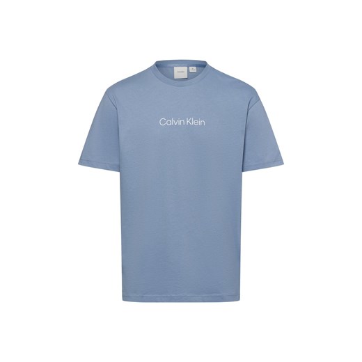 Calvin Klein Koszulka męska Mężczyźni Bawełna jasnoniebieski nadruk ze sklepu vangraaf w kategorii T-shirty męskie - zdjęcie 174644668