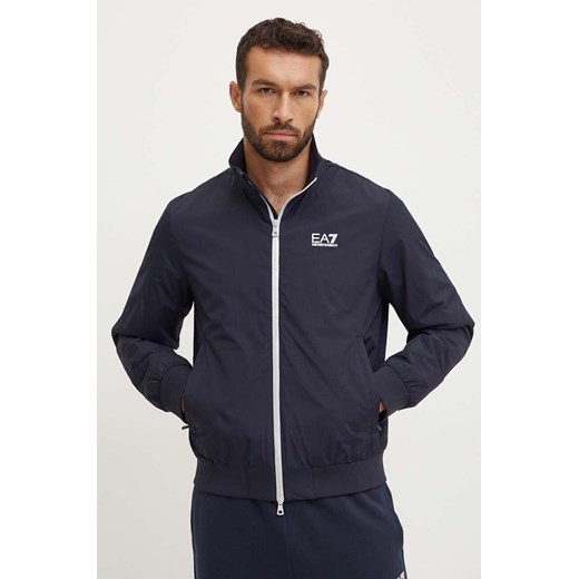 EA7 Emporio Armani kurtka męska kolor granatowy przejściowa PNFZZ.8NPB20 ze sklepu ANSWEAR.com w kategorii Kurtki męskie - zdjęcie 174646887