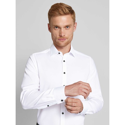 Koszula biznesowa o kroju slim fit z listwą guzikową Olymp Level Five 39 Peek&Cloppenburg 