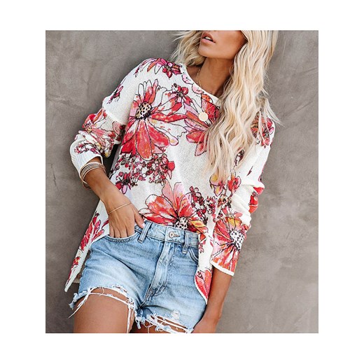 Sweter damski La Angels wielokolorowy