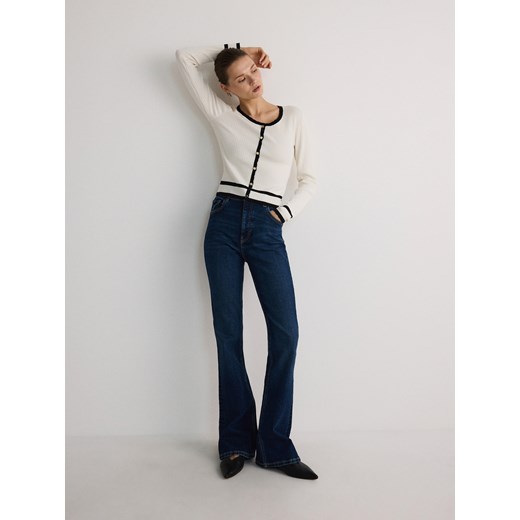 Reserved - Kardigan z wiskozą - wielobarwny Reserved S Reserved