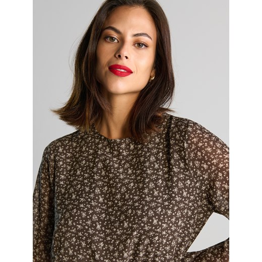 Sinsay - Sukienka midi - kremowy Sinsay XL Sinsay