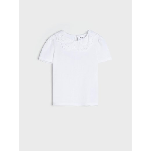 Bluzka dziewczęca biała Sinsay 