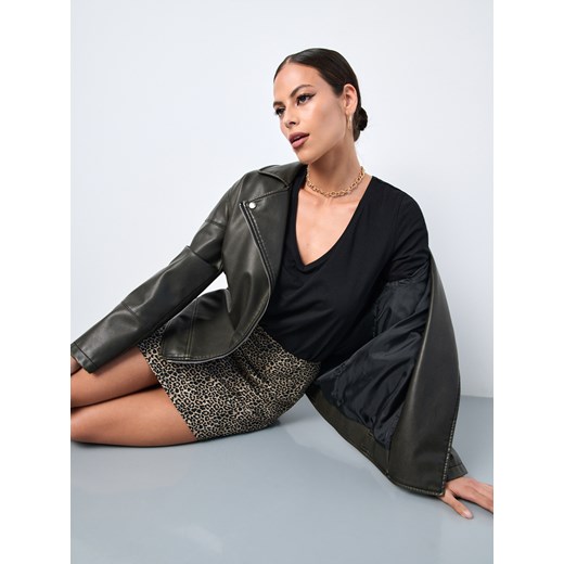 Sinsay - Koszulka - czarny Sinsay XS Sinsay