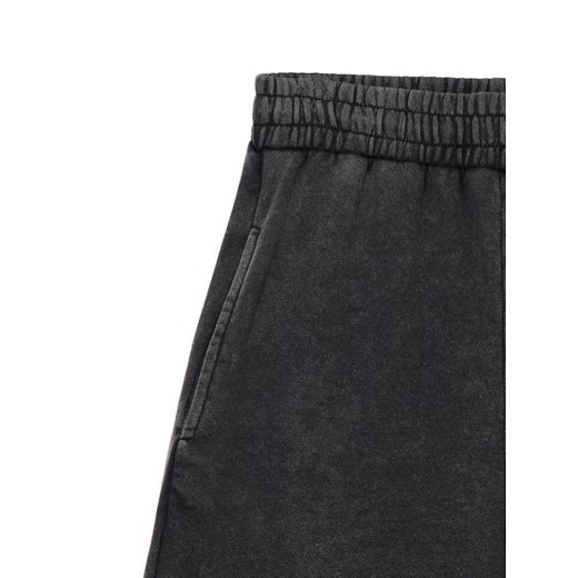Cropp - Ciemnoszare spodnie wide leg - szary Cropp XS Cropp