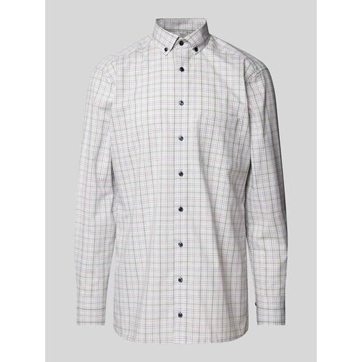 Koszula biznesowa o kroju modern fit z kieszenią na piersi ze sklepu Peek&Cloppenburg  w kategorii Koszule męskie - zdjęcie 174665507