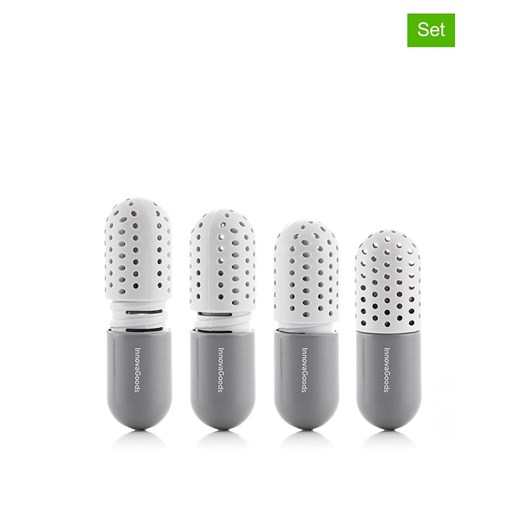 InnovaGoods Dezodoranty w kapsułkach (2 szt.) w kolorze biało-szarym do obuwia Innovagoods onesize okazja Limango Polska