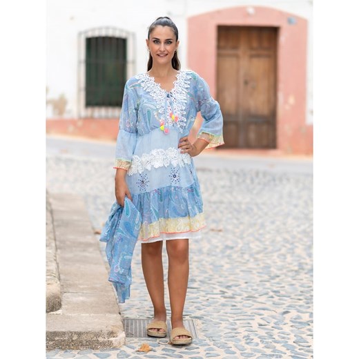 Isla Bonita by SIGRIS Sukienka w kolorze błękitnym Isla Bonita By Sigris L Limango Polska okazja