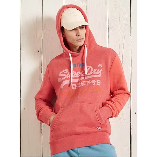 Superdry Bluza w kolorze pomarańczowym ze sklepu Limango Polska w kategorii Bluzy męskie - zdjęcie 174666105
