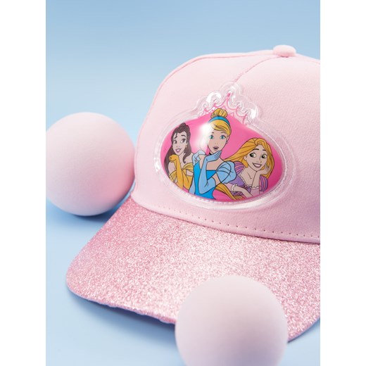 Sinsay - Bawełniana czapka z daszkiem Disney - różowy Sinsay M Sinsay