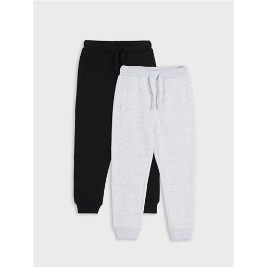 Sinsay - Spodnie dresowe jogger 2 pack - czarny ze sklepu Sinsay w kategorii Spodnie chłopięce - zdjęcie 174667775