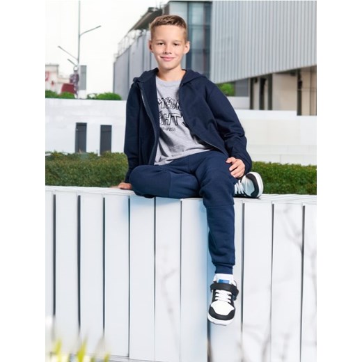 Sinsay - Spodnie dresowe - granatowy ze sklepu Sinsay w kategorii Spodnie chłopięce - zdjęcie 174669668