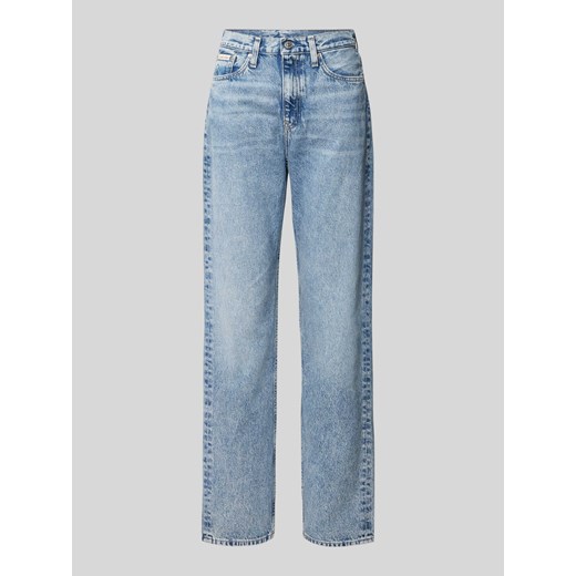 Jeansy z prostą nogawką i 5 kieszeniami ze sklepu Peek&Cloppenburg  w kategorii Jeansy damskie - zdjęcie 174671116