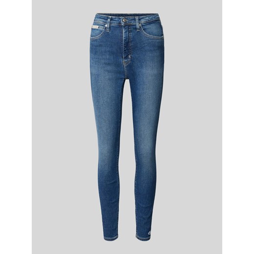 Jeansy o kroju super skinny fit z 5 kieszeniami ze sklepu Peek&Cloppenburg  w kategorii Jeansy damskie - zdjęcie 174671138