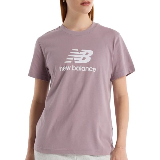 Bluzka damska New Balance z krótkim rękawem z okrągłym dekoltem 