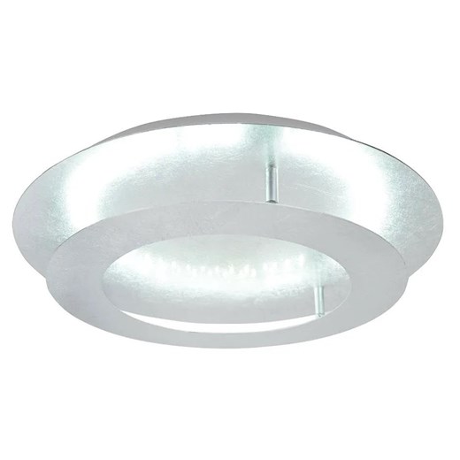 Srebrny okrągły plafon sufitowy LED 40 cm - D157-Vetrix Candellux One Size Edinos.pl