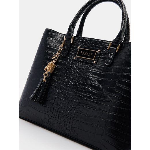 Mohito - Torebka city bag z brelokiem - czarny Mohito ONE SIZE Mohito