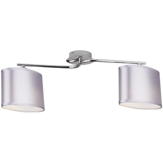 Podwójna srebrna lampa sufitowa - K539-Torva ze sklepu Edinos.pl w kategorii Lampy sufitowe - zdjęcie 174681938