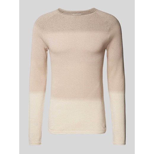 Sweter z dzianiny o kroju regular fit z czystej bawełny ze sklepu Peek&Cloppenburg  w kategorii Swetry męskie - zdjęcie 174682029
