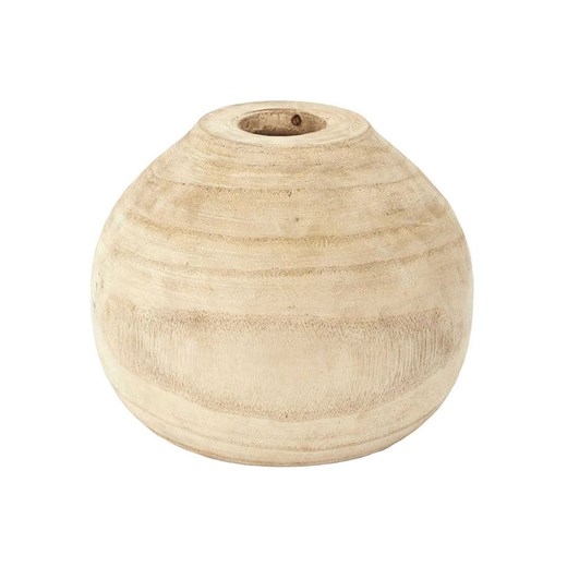 THE HOME DECO FACTORY Wazon w kolorze jasnobrązowym - wys. 15,5 x Ø 19 cm ze sklepu Limango Polska w kategorii Wazony - zdjęcie 174684556