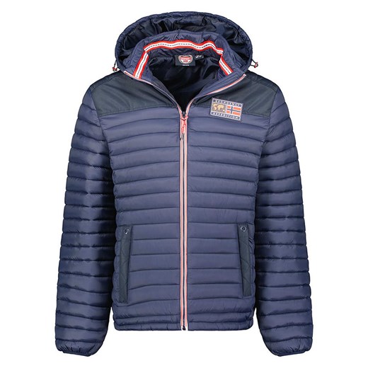 Geographical Norway Kurtka pikowana &quot;Adalmo&quot; w kolorze granatowym ze sklepu Limango Polska w kategorii Kurtki męskie - zdjęcie 174684626