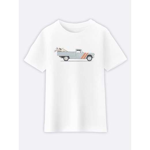 WOOOP Koszulka &quot;Pickup&quot; w kolorze białym ze sklepu Limango Polska w kategorii T-shirty chłopięce - zdjęcie 174686726