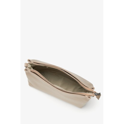 Listonoszka Estro skórzana matowa na ramię średnia 