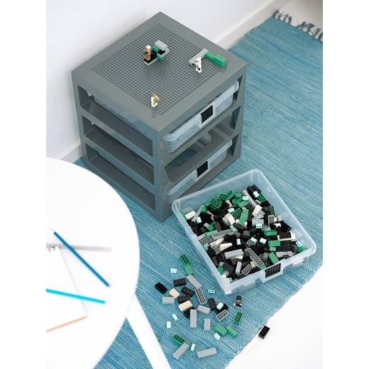 LEGO Regał w kolorze szarym - 34,6 x 32,6 x 37,9 cm Lego onesize Limango Polska okazja