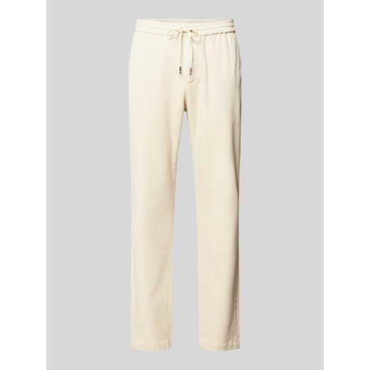 Chinosy o kroju regular fit z fakturowanym wzorem model ‘HARLEM’ ze sklepu Peek&Cloppenburg  w kategorii Spodnie męskie - zdjęcie 174689409