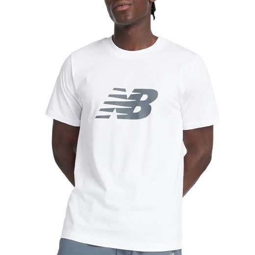 Koszulka New Balance MT43906WT - biała ze sklepu streetstyle24.pl w kategorii T-shirty męskie - zdjęcie 174690268