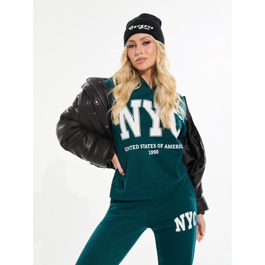 Sinsay - Spodnie dresowe - zielony Sinsay M Sinsay