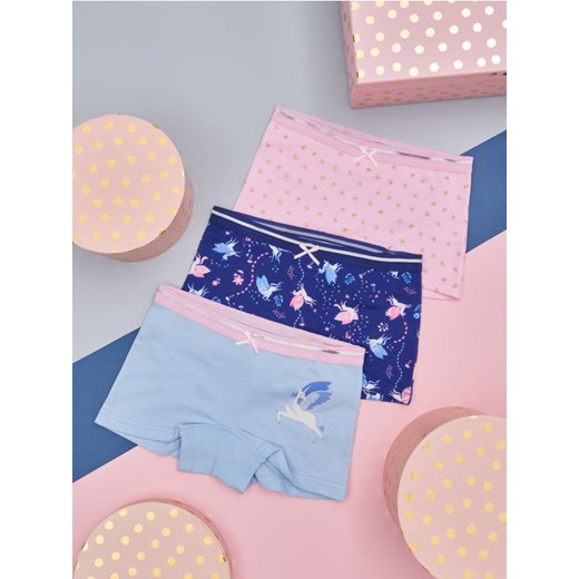 Sinsay - Majtki 3 pack - wielobarwny ze sklepu Sinsay w kategorii Majtki dziecięce - zdjęcie 174691659