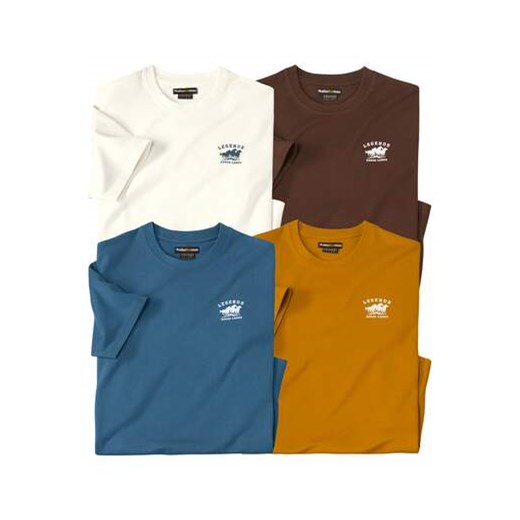Zestaw 4 koszulek West Legend ze sklepu Atlas For Men w kategorii T-shirty męskie - zdjęcie 174691899