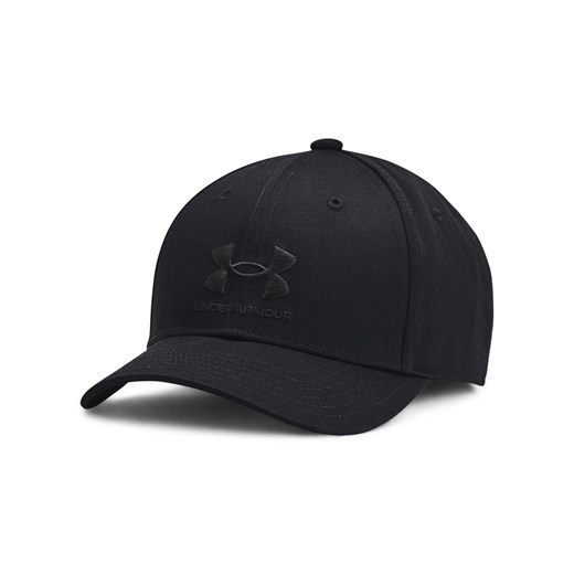 Chłopięca czapka z daszkiem Under Armour Youth Sportstyle Lockup Adj - czarna ze sklepu Sportstylestory.com w kategorii Czapki dziecięce - zdjęcie 174694155