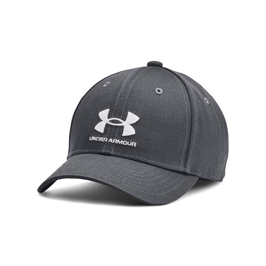 Chłopięca czapka z daszkiem Under Armour Youth Sportstyle Lockup Adj - szara ze sklepu Sportstylestory.com w kategorii Czapki dziecięce - zdjęcie 174694158