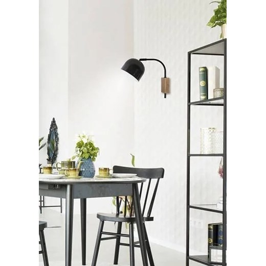 Czarny metalowy kinkiet regulowany - D158-Tema Candellux One Size Edinos.pl
