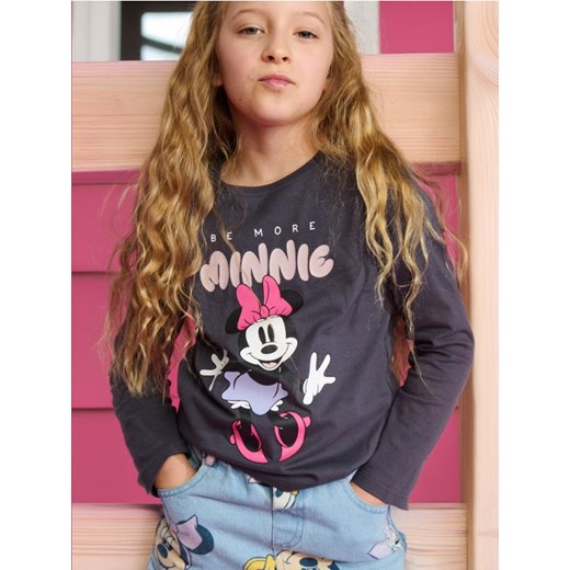 Sinsay - Koszulka Myszka Minnie - szary Sinsay 128 Sinsay