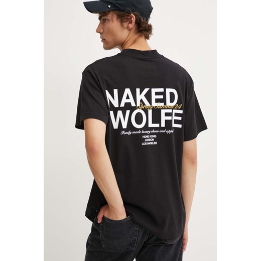 Naked Wolfe t-shirt bawełniany męski kolor czarny z nadrukiem classic.tee ze sklepu ANSWEAR.com w kategorii T-shirty męskie - zdjęcie 174701626