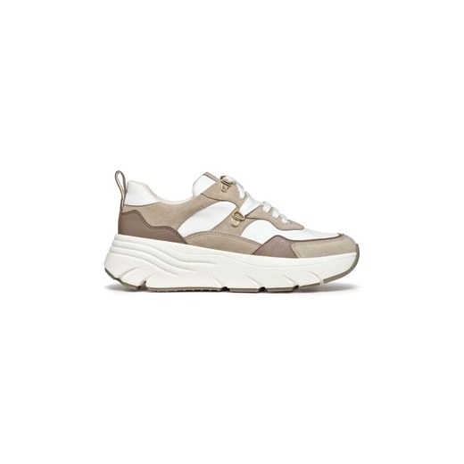 Geox sneakersy skórzane D DIAMANTA kolor beżowy D36UFE 08522 C0118 ze sklepu ANSWEAR.com w kategorii Buty sportowe damskie - zdjęcie 174702995
