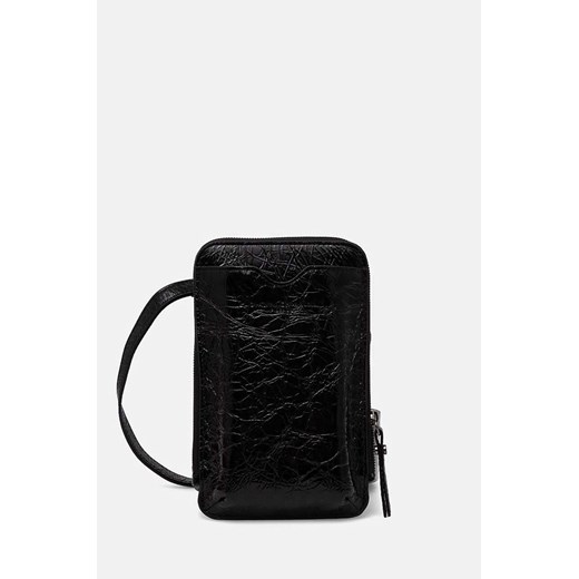 Gianni Chiarini portfel skórzany damski kolor czarny PF 5090 NPK ze sklepu ANSWEAR.com w kategorii Portfele damskie - zdjęcie 174703249