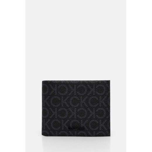 Calvin Klein portfel męski kolor czarny K50K512297 ze sklepu ANSWEAR.com w kategorii Portfele męskie - zdjęcie 174703318