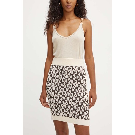 Marciano Guess spódnica MATI kolor beżowy mini ołówkowa 4YGD17 5036Z ze sklepu ANSWEAR.com w kategorii Spódnice - zdjęcie 174703447