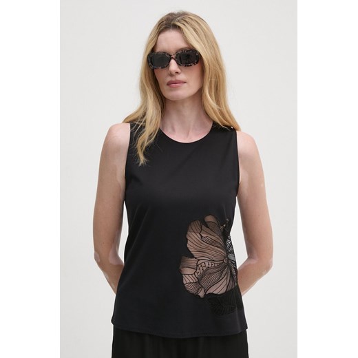 Sisley bluzka kolor czarny 5NQXLH01A ze sklepu ANSWEAR.com w kategorii Bluzki damskie - zdjęcie 174704105