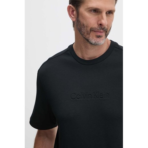 T-shirt męski Calvin Klein czarny casual 