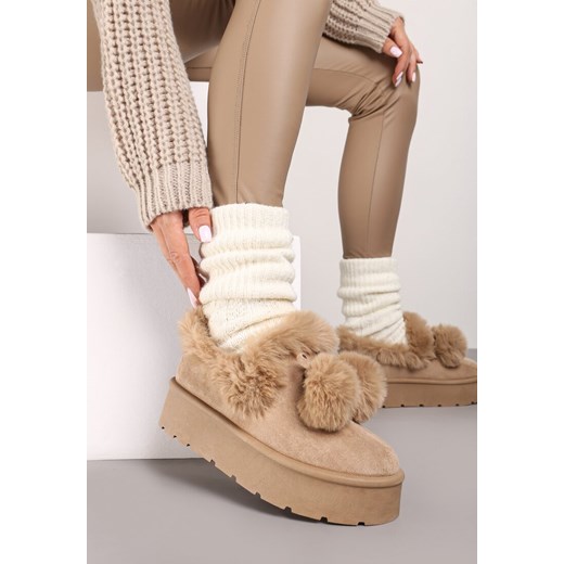 Śniegowce damskie Born2be na zimę casual 