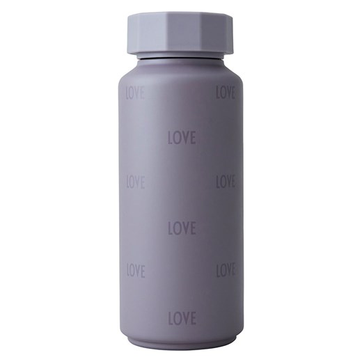 Design Letters Butelka termiczna &quot;Love&quot; w kolorze fioletowym - 500 ml ze sklepu Limango Polska w kategorii Kubki termiczne - zdjęcie 174710495